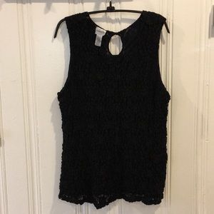 COPY - Chico’s black lace tank top